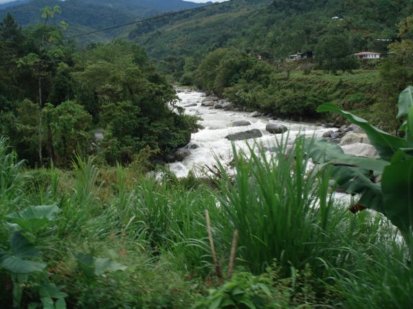 View of one of the rivers that flow through the range