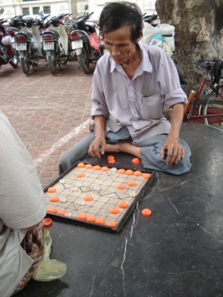 Many times we see men playing this version of chess