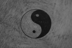 ying yang on the special drum