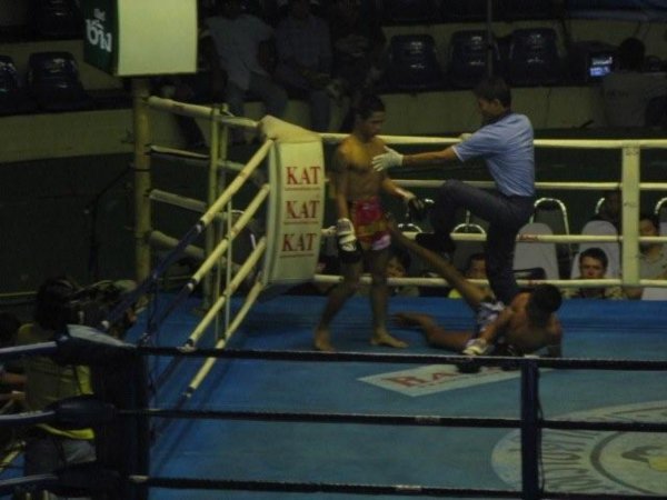 Thai Boxing in Bangkok...no holds barred