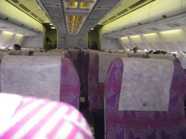 Thai airways flight back to Chennai...like the langoliers...no passengers 4 some reason...spooky!