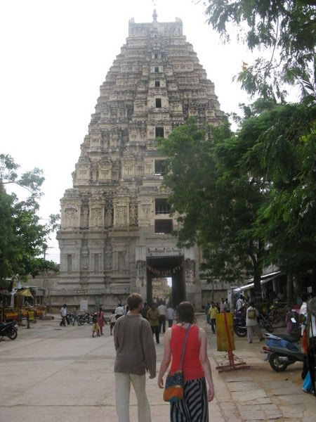 Hampi Bazzar - was as its name suggests