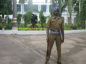 guard at Pondicherry governer's house