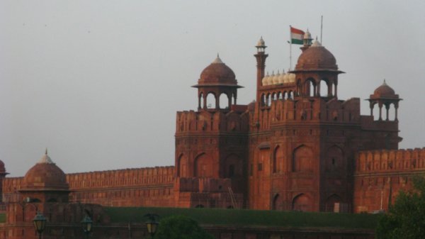 Old Delhi's Red Fort...massive and RED