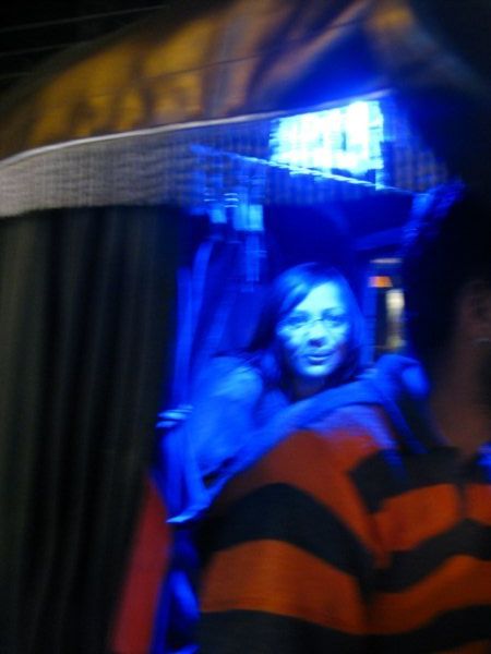 raving in a tuktuk...these manali people have got their priorities right