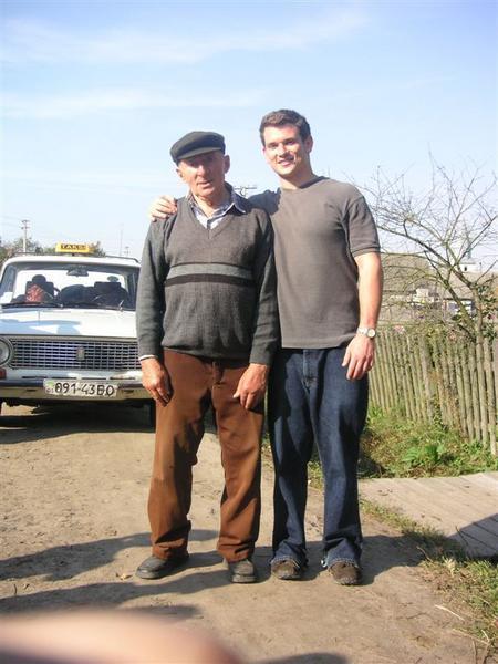 Me with Ivan, my grandmothers brother - they told me he was so excited to meet me he didnt sleep for 3 days