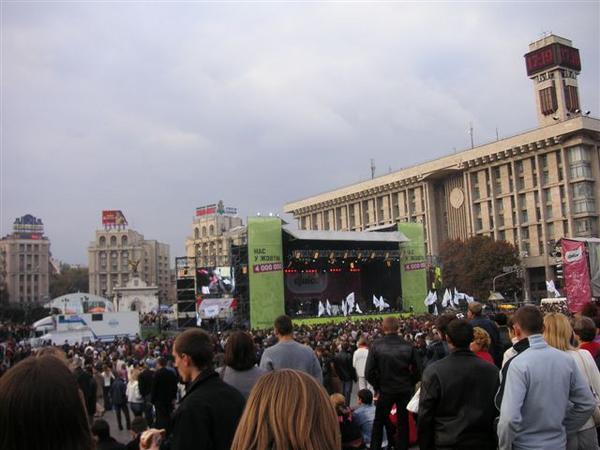 Concert in the main square - happens every weekend