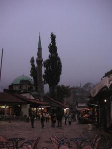 Dusk in the Turkish quarter