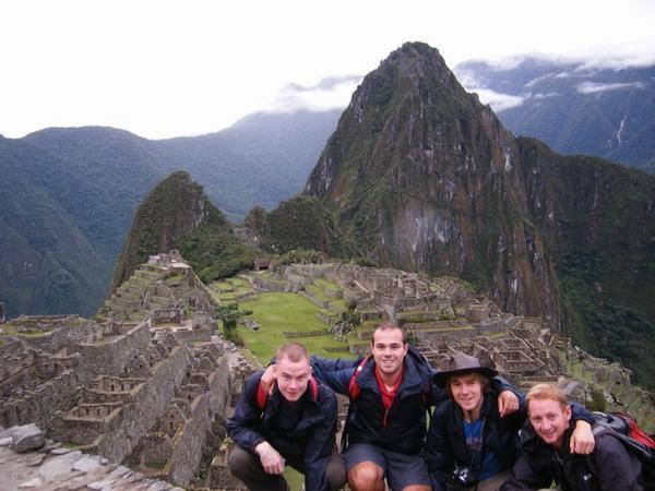 Boys at Macchu Picchu!