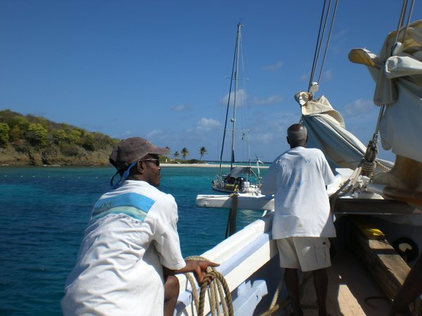 Arriving in the Cays