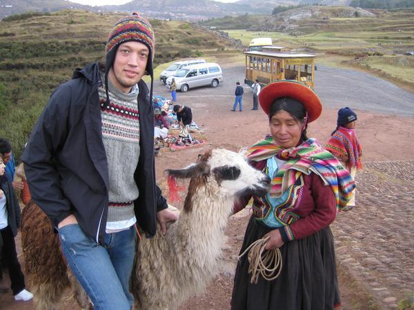 mike and a llama