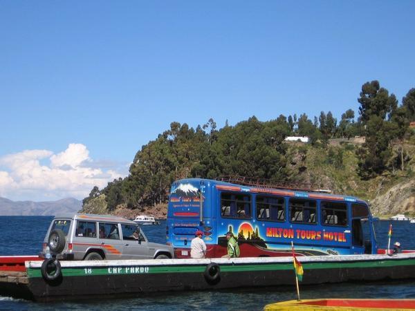 Bus Across Titicaca