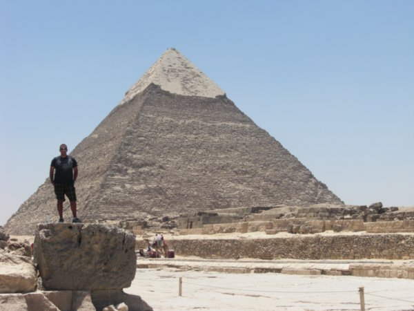 Me in front of Khafre's Pyramid