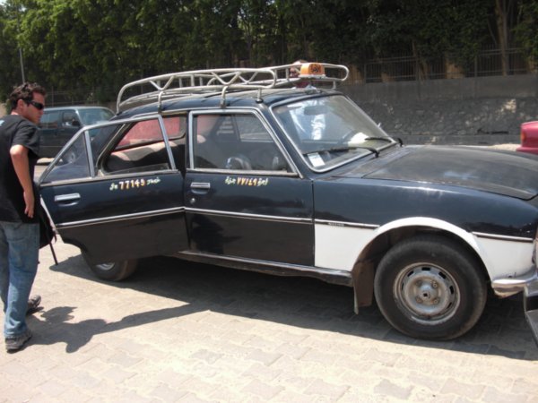 A typical cab in Egypt