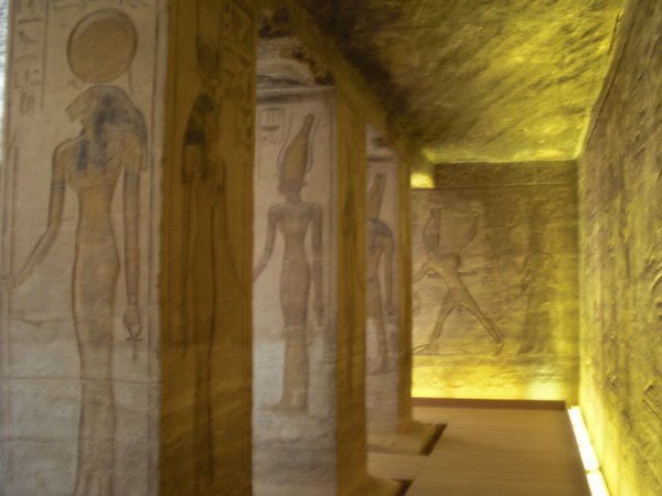 Covert pics inside Nefertari's Temple