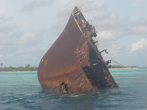 shipwreck surface