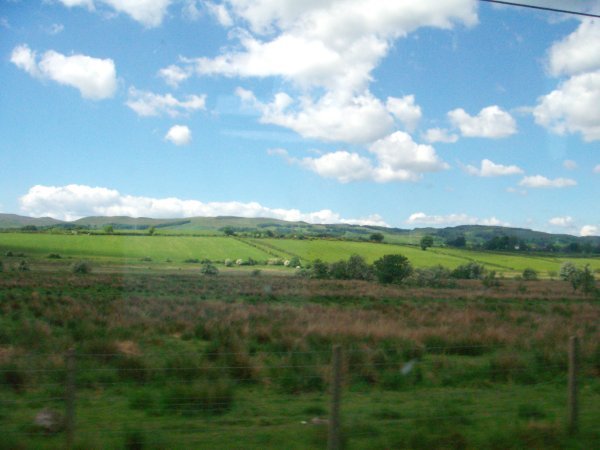 Out the train window