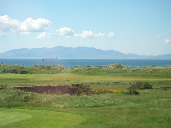 A real Scottish golf course