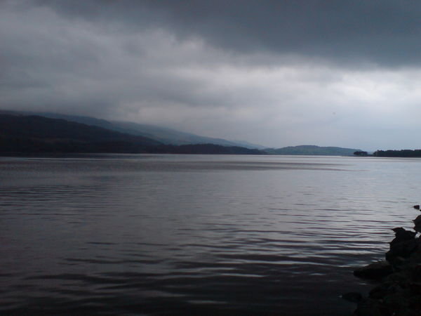 Loch Lomond on a misty morning