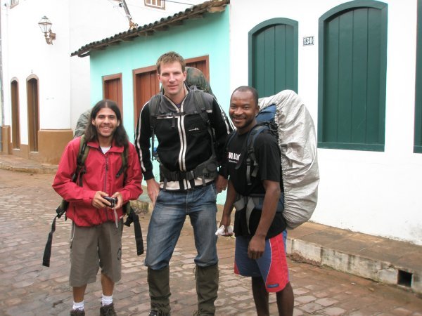 Luis (left) and the guide (Flo, right)