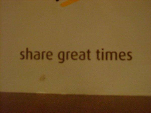 share great times...