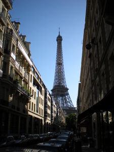 A view of the Eiffel Tower