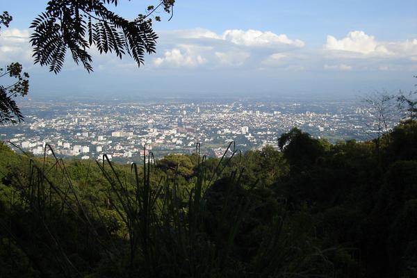 Der bislang klarste Blick über Chiang Mai