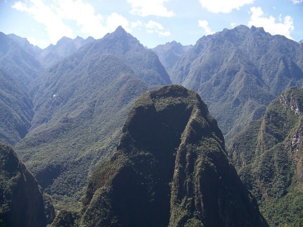From Machu Picchu - the Andes Mountains