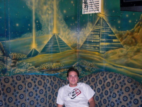 Next stop... Egypt (this is inside the Dolphin coffee shop)