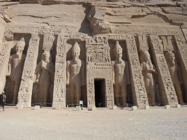 The temple of Nefertari at Abu Simbel