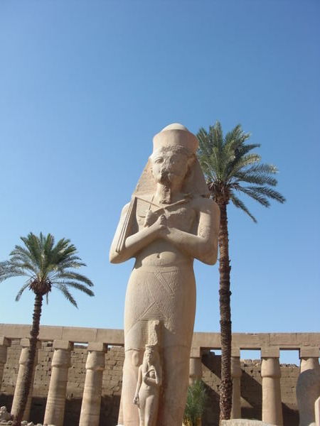 Statue in Karnak Temple