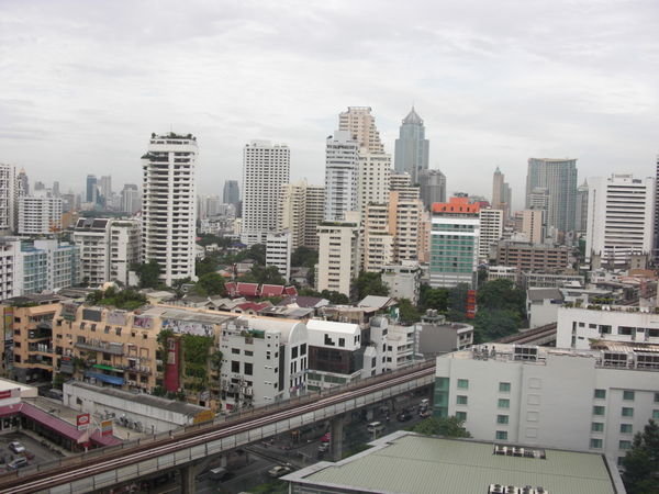 Civilization at last! Downtown Bangkok
