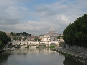 The walk to the Vatican