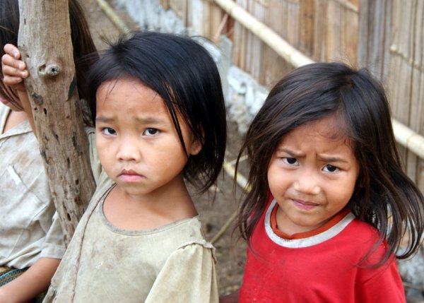 Hmong village girls