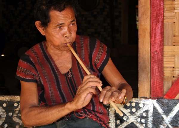 Music-maker at cultural village