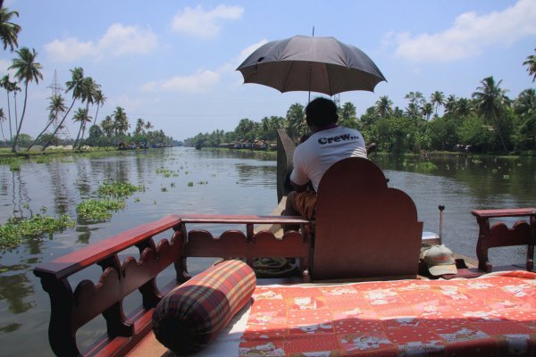 The Kerala Backwaters by houseboat