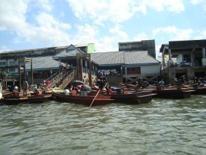 The boats at Ranong Immigration