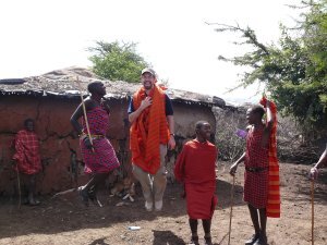 Steve as a Masai Moran
