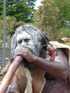 Aboriginal busker