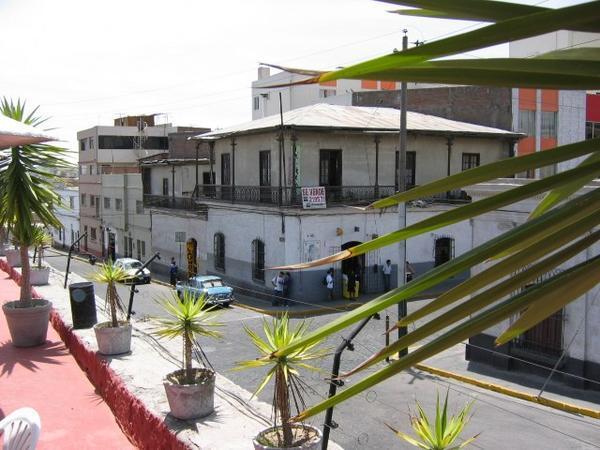 View de la terasse de notre hotel a Arequipa