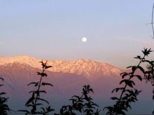 Moonrise over the Andes