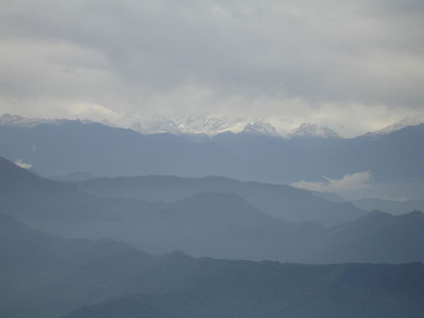 Himalayas from Darjeeling