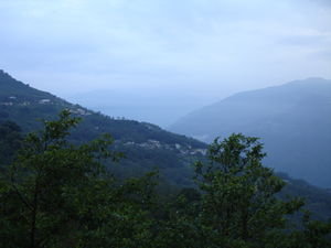 Early morning view from Tashi Viewpoint, Gangtok