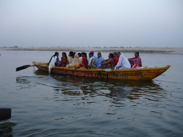 Other visitors on the Ganges at Varanasi