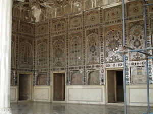 Mirror coverd building in Lahore Fort