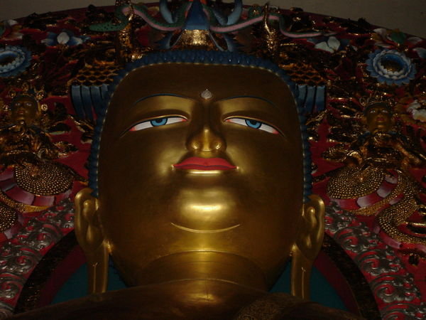 Head of Large Buddha at Norbulingka Institute