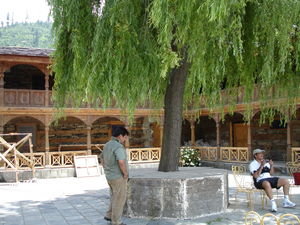 Courtyard at Naggar Castle