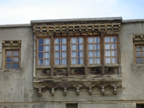 The one ornamental & large window in Khangsar Fort