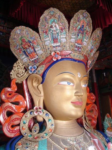 Colourful Statue at Thiksey