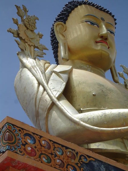 Giant Buddha at Likir Monastery